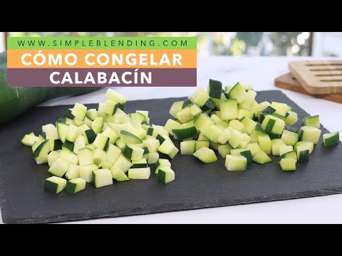 ¿Se puede congelar el calabacín sin escaldar? Aprende cómo hacerlo